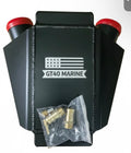 GT40 Marine Sea-Doo intercooler (branded unit) with brass fitting kit